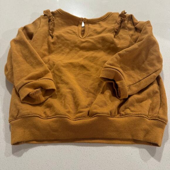 Carter's Baby Girl 18M Saffron Long Sleeve Shirt - Picture 4 of 5